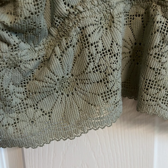 Aerie green  floral bralette size large - Picture 6 of 7